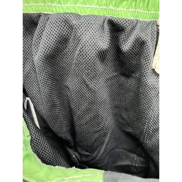 Speedo Swim Trunks Bathing Suit Mens Medium Green Mesh lining‎ pockets - Picture 7 of 7